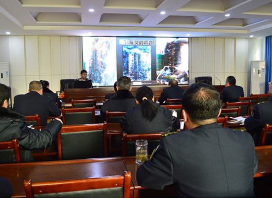 河北興國防汛設(shè)備科技有限公司召開2019年度消防安全知識培訓會